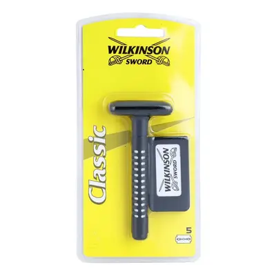 Wilkinson Sword Classic holicí strojek + náhradní žiletky 5 ks 1 ks