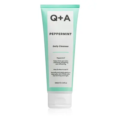 Q+A Peppermint hydratační čisticí gel s mátou peprnou 125 ml