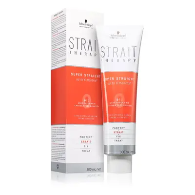 Schwarzkopf Professional STRAIT Therapy Super Straight krém pro narovnání vlasů 0 Very Curly Hai