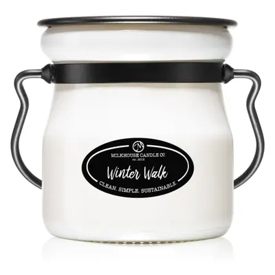 Milkhouse Candle Co. Creamery Winter Walk vonná svíčka Cream Jar 142 g