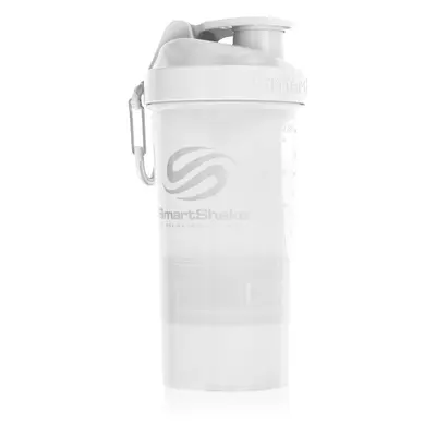 Smartshake Original2GO sportovní šejkr + zásobník barva Pure White 600 ml