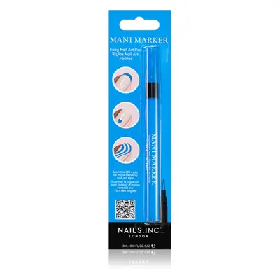 Nails Inc. Mani Marker zdobicí lak na nehty v aplikačním peru odstín Blue 3 ml