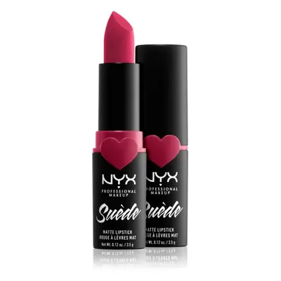 NYX Professional Makeup Suede Matte Lipstick matná rtěnka odstín 31 Cherry Skies 3.5 g