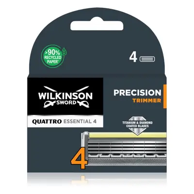 Wilkinson Sword Quattro Titanium Precision náhradní břity 4 ks