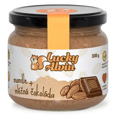 Lucky Alvin Mandle + mléčná čokoláda ořechová pomazánka 330 g