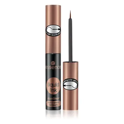 Essence Liquid Ink linka na oči odstín 02 Ash Brown 3 ml