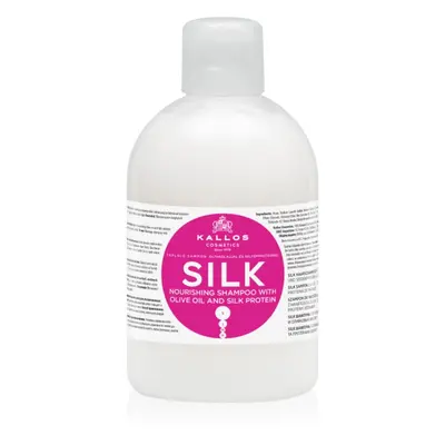 Kallos KJMN Professional Silk hedvábně jemný šampon pro suché a zcitlivělé vlasy 1000 ml