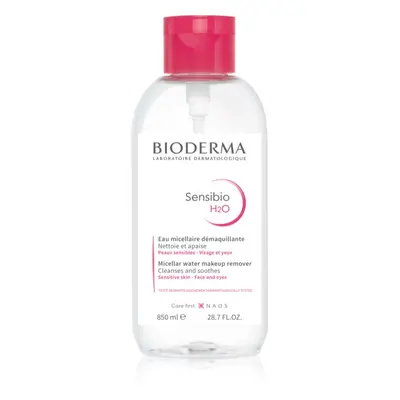 Bioderma Sensibio H2O micelární voda pro citlivou pleť s dávkovačem 850 ml