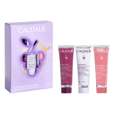 Caudalie Hand Cream Trio Set dárková sada na ruce a nehty 3 ks