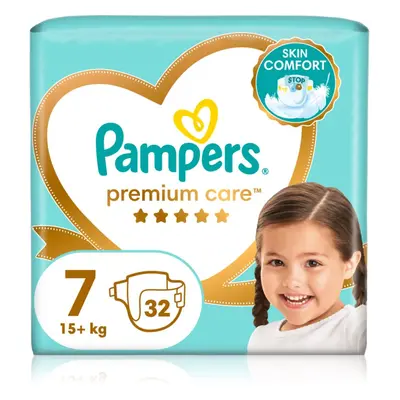 Pampers Premium Care Size 7 jednorázové pleny 15+ kg 32 ks