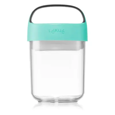 Lékué Jar To Go svačinový box malý barva Turquoise 400 ml