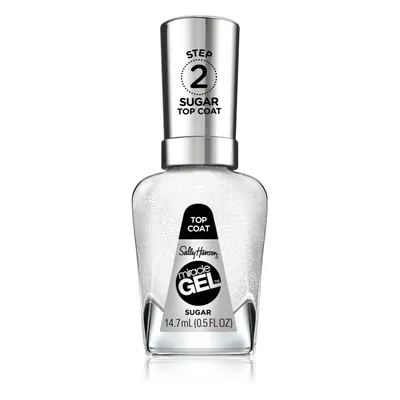 Sally Hansen Miracle Gel™ vrchní lak na nehty pro třpytivý lesk odstín 103 Sugar 14,7 ml