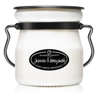 Milkhouse Candle Co. Creamery Jasmine & Honeysuckle vonná svíčka Cream Jar 142 g