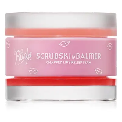 Rude Cosmetics Scrubski & Balmer balzám a peeling na rty odstín Grapefruit 7.5 g