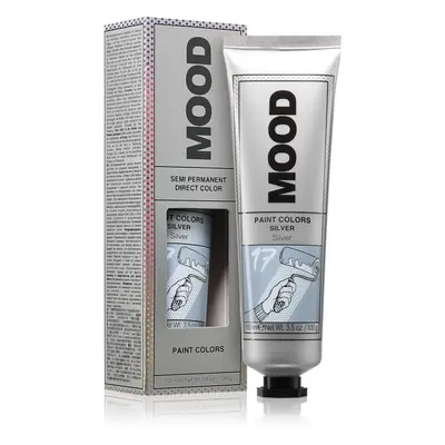 MOOD Paint Colors permanentní barva na vlasy odstín Silver 100 ml