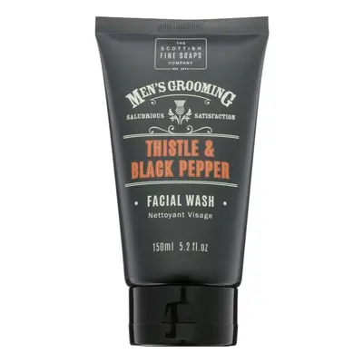 Scottish Fine Soaps Men’s Grooming Thistle & Black Pepper mycí gel na obličej 150 ml