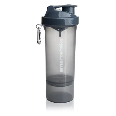 Smartshake Slim sportovní šejkr + zásobník barva Stormy Grey 800 ml