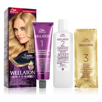 Wella Wellaton Intense permanentní barva na vlasy s arganovým olejem odstín 9/0 Very Light Blond