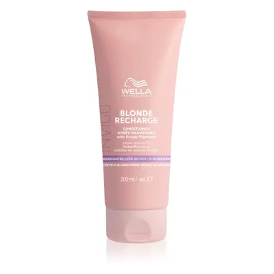 Wella Professionals Invigo Blonde Recharge fialový kondicionér neutralizující žluté tóny 200 ml