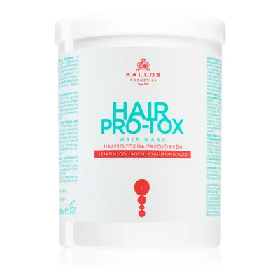 Kallos Hair Pro-Tox maska pro slabé a poškozené vlasy s kokosovým olejem, kyselinou hyaluronovou