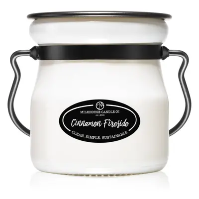 Milkhouse Candle Co. Creamery Cinnamon Fireside vonná svíčka Cream Jar 142 g