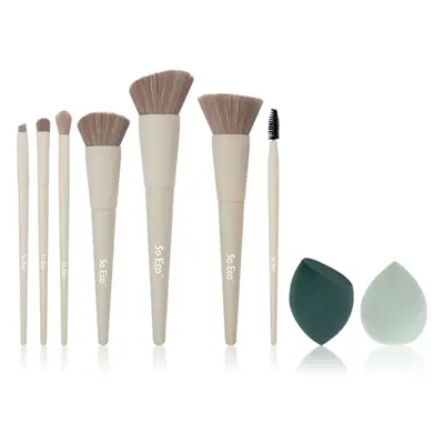 So Eco Exclusive Brush & Sponge Set Complexion Sponge sada štětců