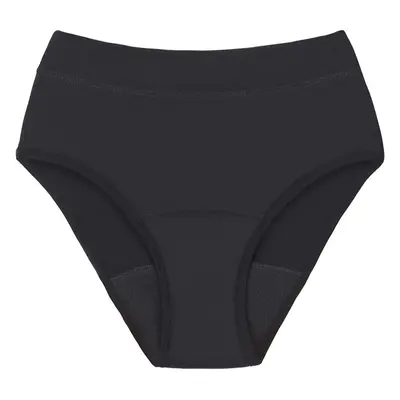 Snuggs Period Underwear Hugger: Extra Heavy Flow Black látkové menstruační kalhotky pro silnou m