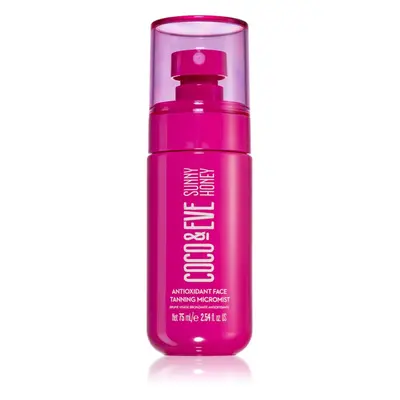 Coco & Eve Sunny Honey Antioxidant Face Tanning Micromist samoopalovací mlha na obličej 75 ml