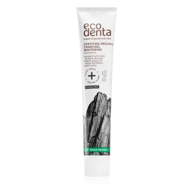 Ecodenta Certified Organic Charcoal whitening bělicí zubní pasta s aktivním uhlím 75 ml