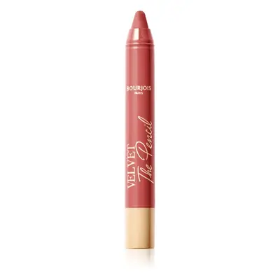 Bourjois Velvet the Pencil rtěnka v tužce s matným efektem odstín 04 Less is Brown 1,8 g