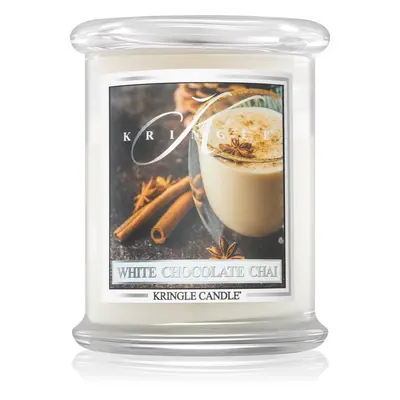 Kringle Candle White Chocolate Chai vonná svíčka 411 g