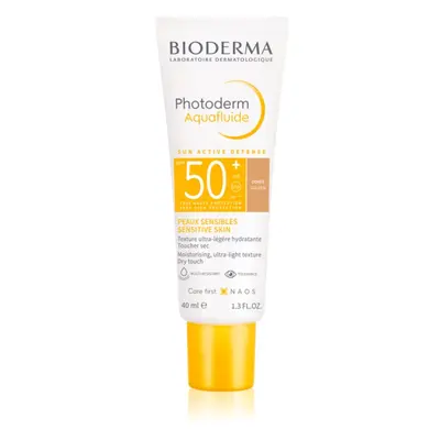 Bioderma Photoderm Aquafluid ochranný tónovaný fluid na obličej SPF 50+ odstín Golden 40 ml