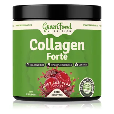 GreenFood Nutrition Nutrition Collagen Forte kolagen příchuť Juicy Raspberry 180 g