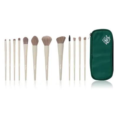 So Eco Flawless 12 Piece Brush & Bag Set Complexion Sponge sada štětců s taštičkou