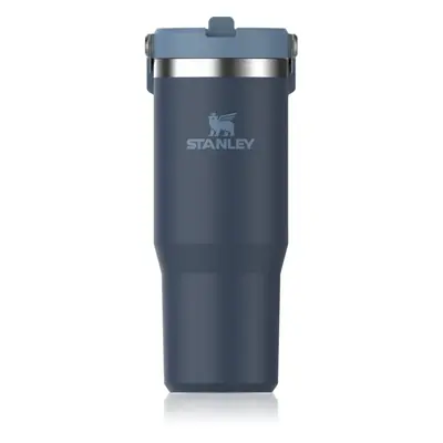 Stanley IceFlow™ Flip Straw Tumbler nerezová láhev na vodu Navy 890 ml