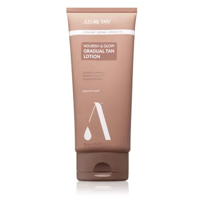 Azure Tan Nourish & Glow samoopalovací krém na tělo odstín Medium/Dark 200 ml