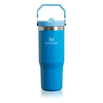 Stanley IceFlow™ Flip Straw Tumbler nerezová láhev na vodu Azure 890 ml