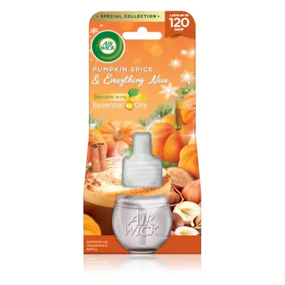 Air Wick Pumpkin Spice & Everything Nice elektrický osvěžovač vzduchu náhradní náplň 19 ml