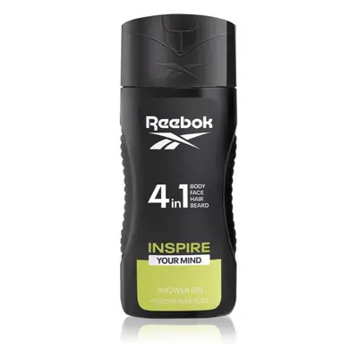 Reebok Inspire Your Mind energizující sprchový gel 4 v 1 pro muže 250 ml