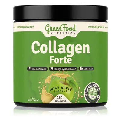 GreenFood Nutrition Nutrition Collagen Forte kolagen příchuť Juicy Apple 180 g