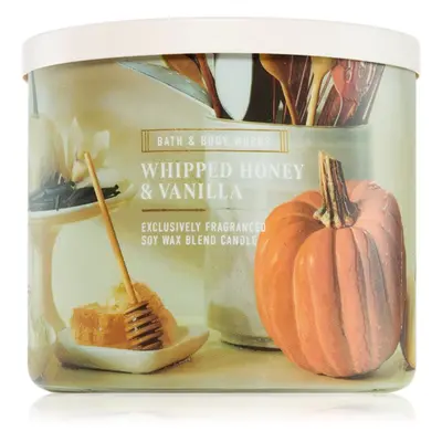 Bath & Body Works Whipped Honey & Vanilla vonná svíčka 411 g