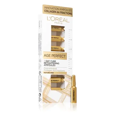 L’Oréal Paris Age Perfect pleťový olej v ampulích 7denní vyhlazující kúra 7x1 ml