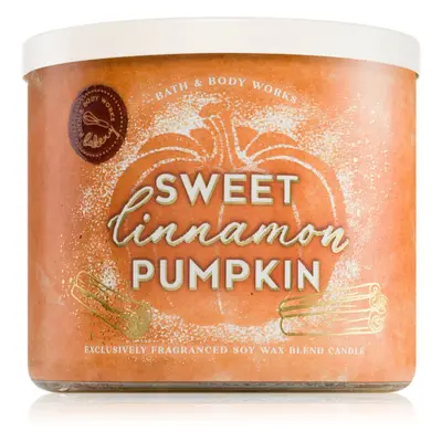 Bath & Body Works Sweet Cinnamon Pumpkin vonná svíčka 411 g