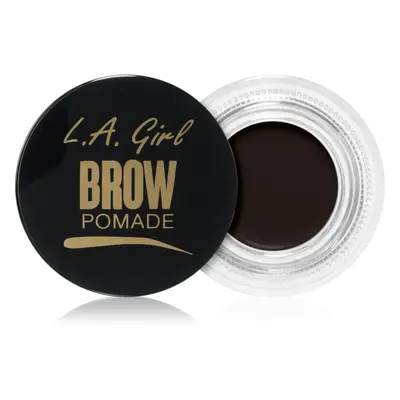 L.A. Girl Cosmetics Brow Pomade pomáda na obočí odstín Soft Black 3 g