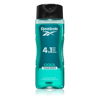 Reebok Move Your Spirit osvěžující sprchový gel 4 v 1 400 ml