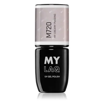 MYLAQ UV Gel Polish gelový lak na nehty odstín My Creamy Pudding 5 ml