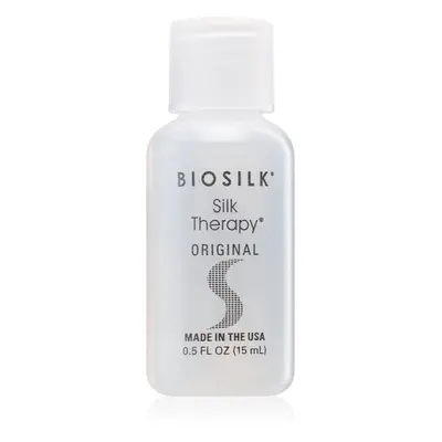 Biosilk Silk Therapy Original hedvábná regenerační péče pro všechny typy vlasů 15 ml