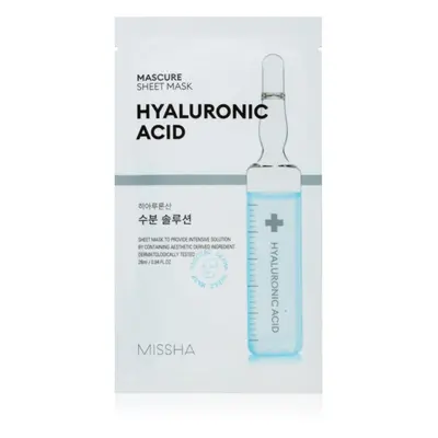 Missha Mascure Hyaluronic Acid hydratační plátýnková maska 28 ml