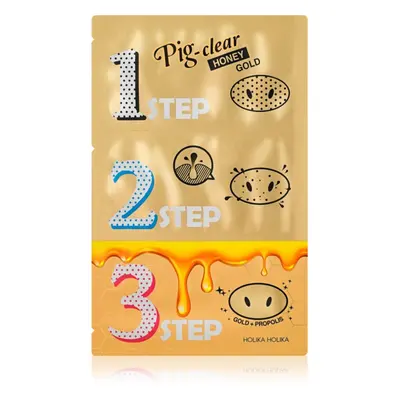 Holika Holika Pig Nose Honey Gold čisticí náplast na zanešené póry na nose 1 ks