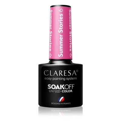 Claresa SoakOff UV/LED Color Summer Stories gelový lak na nehty odstín 6 5 g